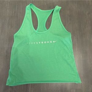 WOMENS NIKE LIVESTRONG RACERBACK CROP TANK